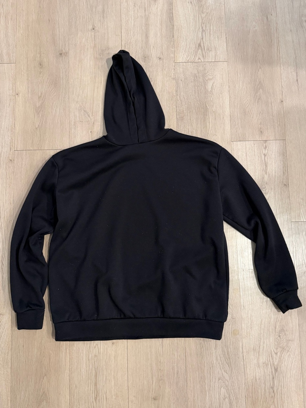 Boohoo Black Pullover Hoodie